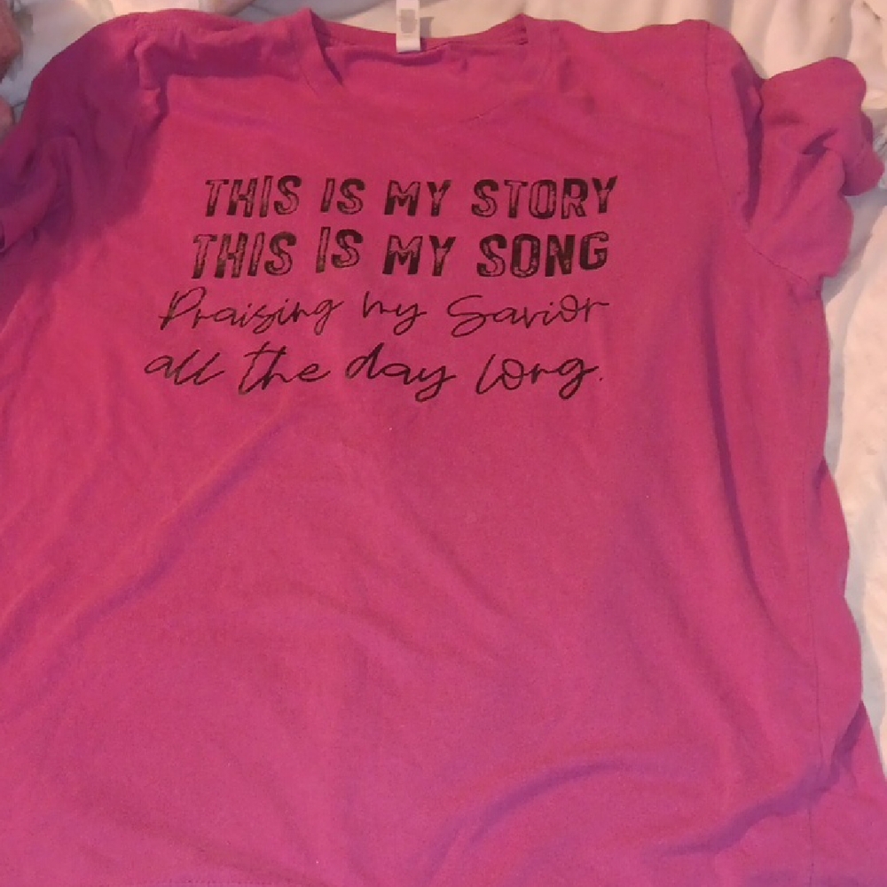 Bella Canvas Fuchsia Graphic Tee